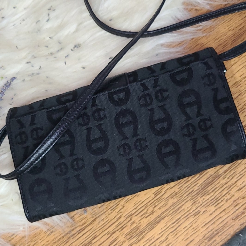Vintage Etienne Aigner black logo monogram mini bag - Picture 4 of 8